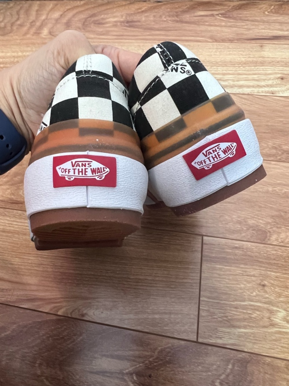 Vans Stacked Checkered platform sneakers 8.5 - Picture 3 of 11
